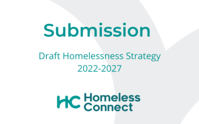 Homeless Connect responds to the draft Homelessness Strategy 2022-2027
