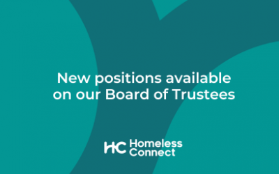 Three new Trustees positions available at Homeless Connect
